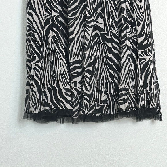 Vintage Peter Nygard Black and White zebra Maxi Skirt Medium (251) - Picture 3 of 5